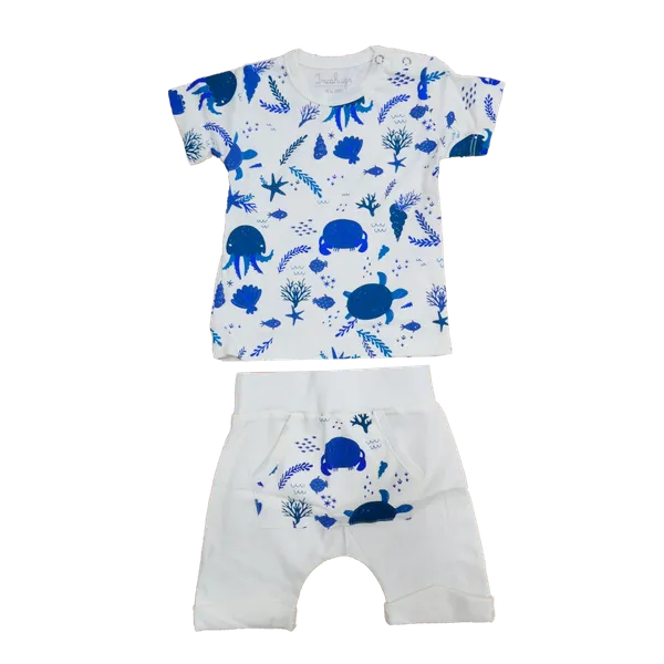 Conjunto Manga Corta Cangrejo Incahugs Bebé